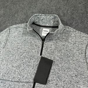 Sonoma Super Soft Sweater Men Fleece Full Zip Up Jacket Gray XXL 73277